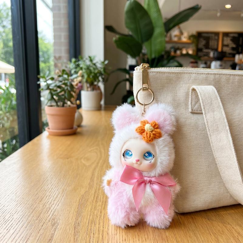 Home Decor Games - Schattige dierenpluche sleutelhanger 15cm Kawaii vinyl