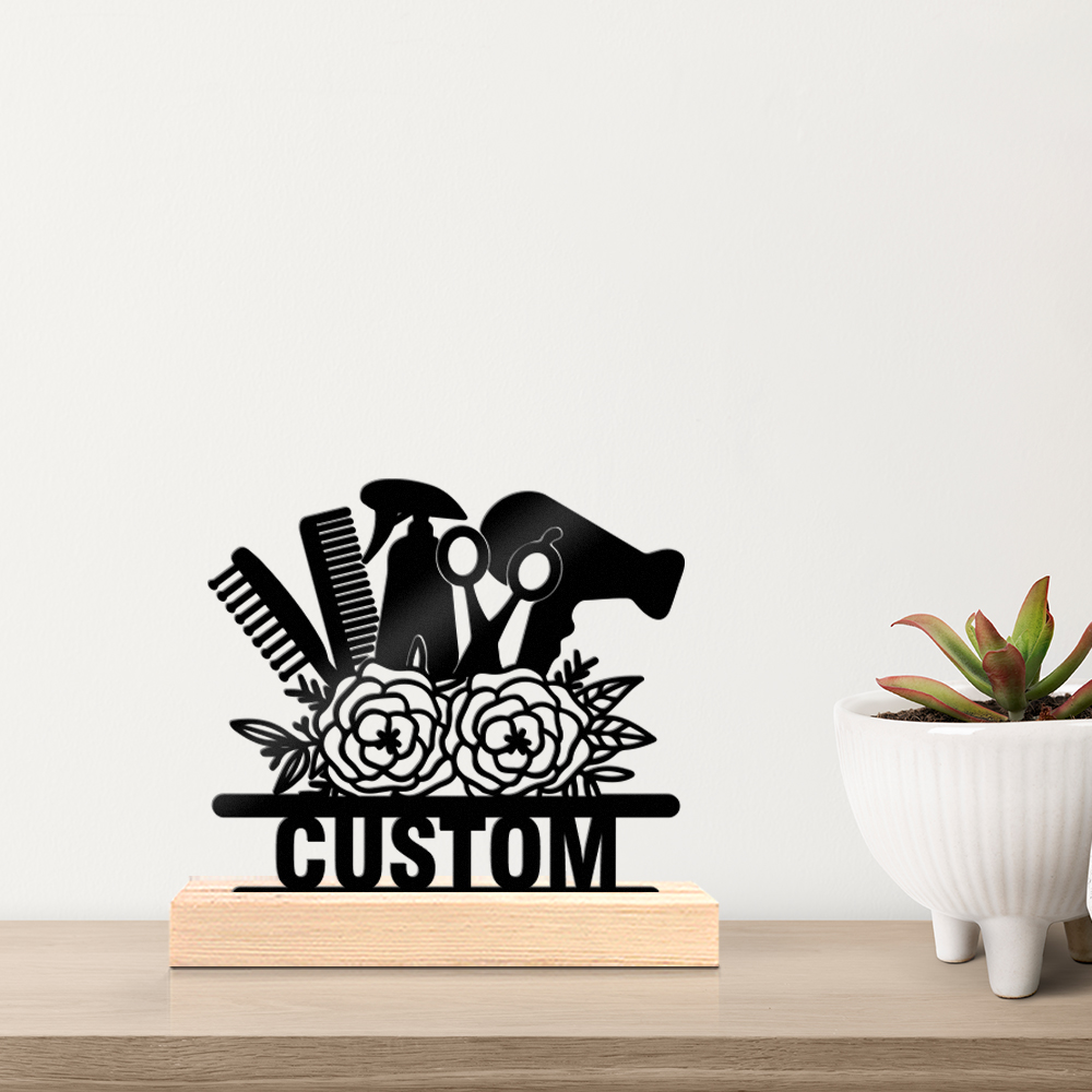 Home Decor Statue - 1 stuk Modieus gepersonaliseerd metalen beeldje