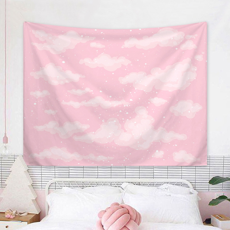 Home Decor Brand - 1Pc Hemelwolk Wandtapijt, Mooie Wolkenhemel Wandtapijt,