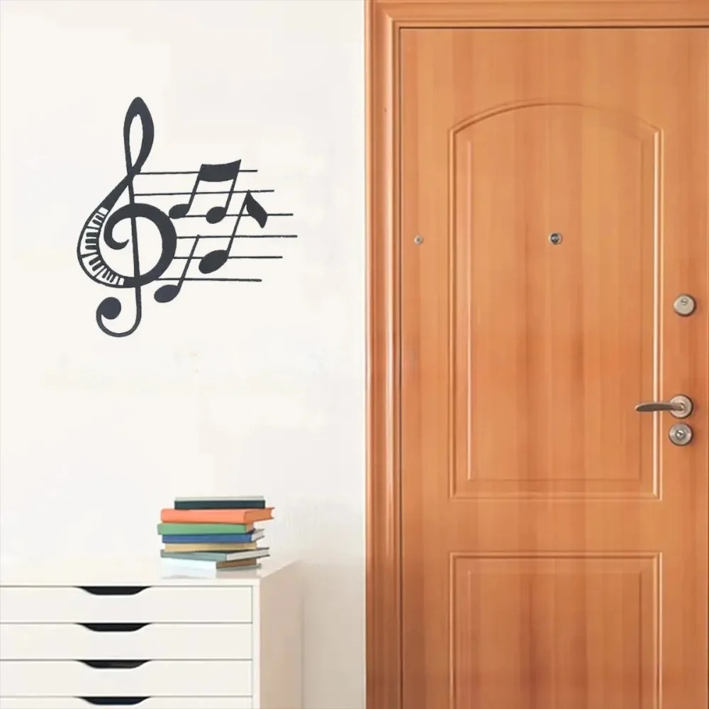Home Decor Brand - Merk Treble Clef Metal Wall Art