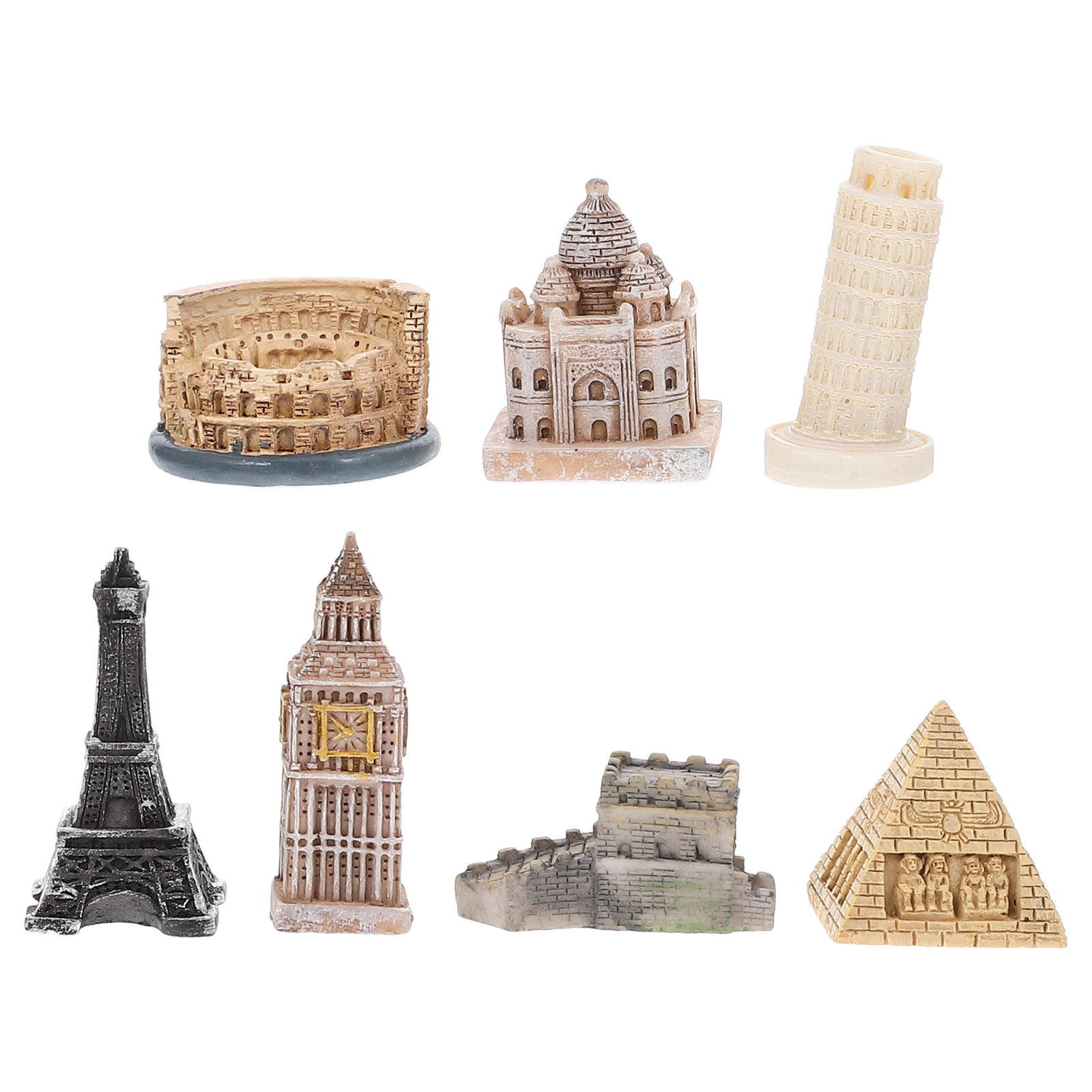 Home Decor Statue - 7 stuks levensechte Romeinse standbeelden van