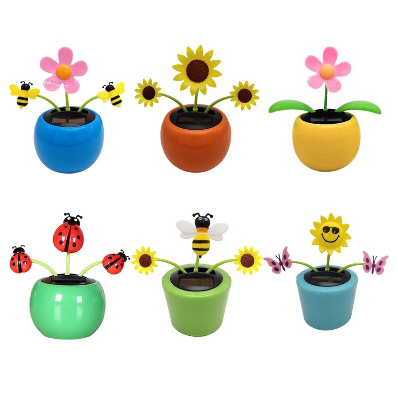Home Decor Za - Dansende bloem op zonne-energie Zonnebloem Zonne-ornament