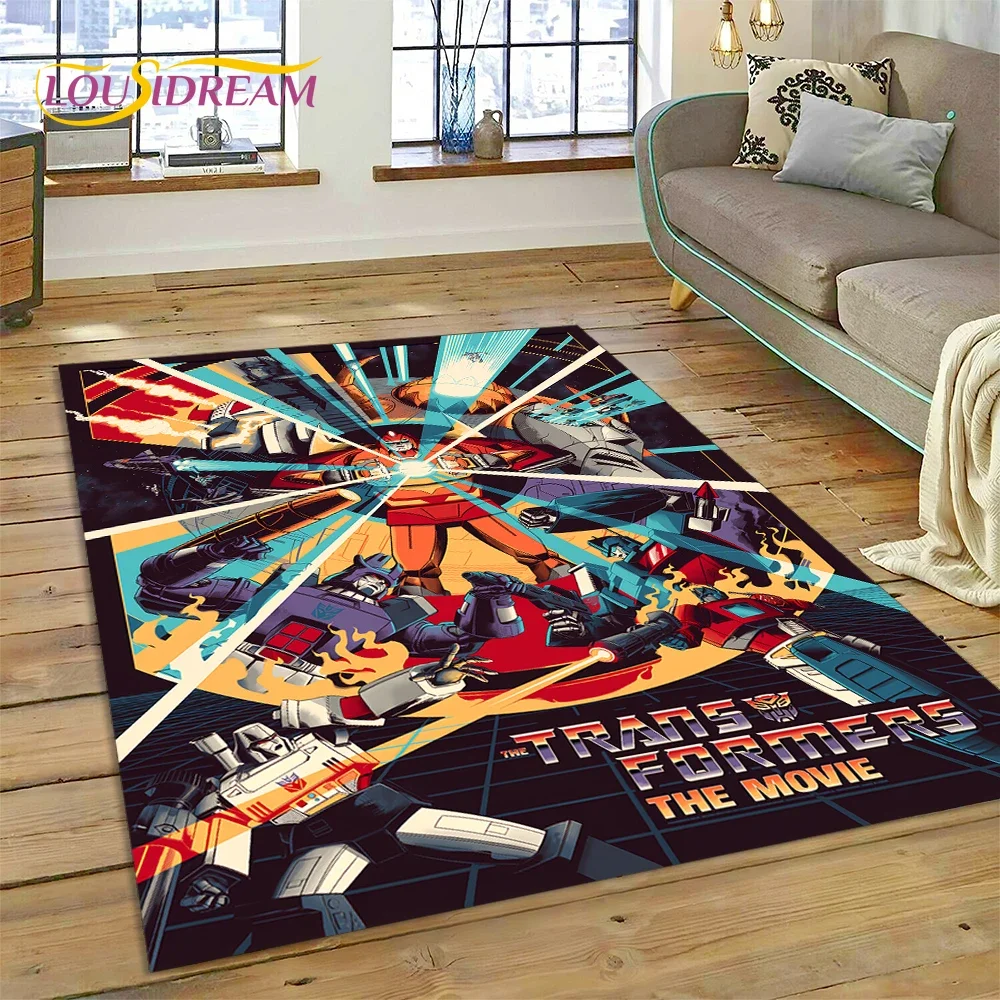 Home Decor Games Online Free - Cartoon T-Transformers Autobots 3D Tapijt Tapijt