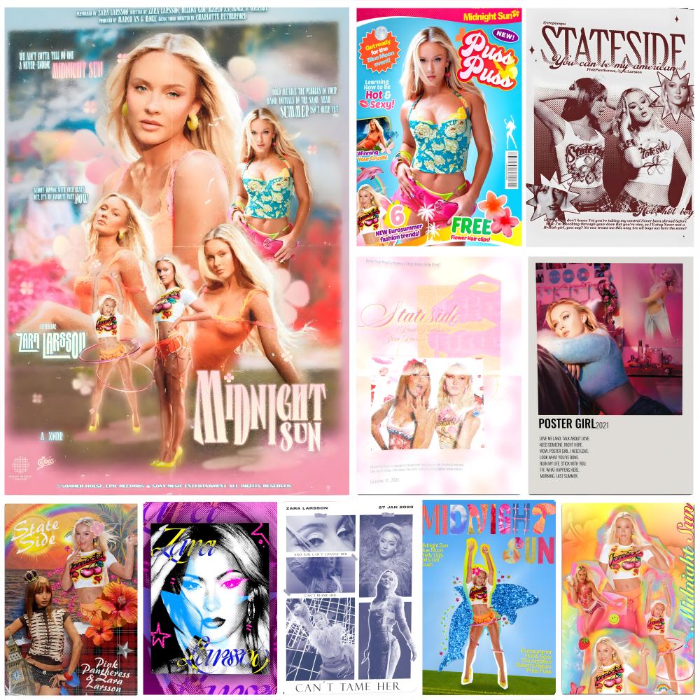 Home Decor Za - Zangeres Z-Zara L-Larsson Poster HD-kunst, waterdicht,