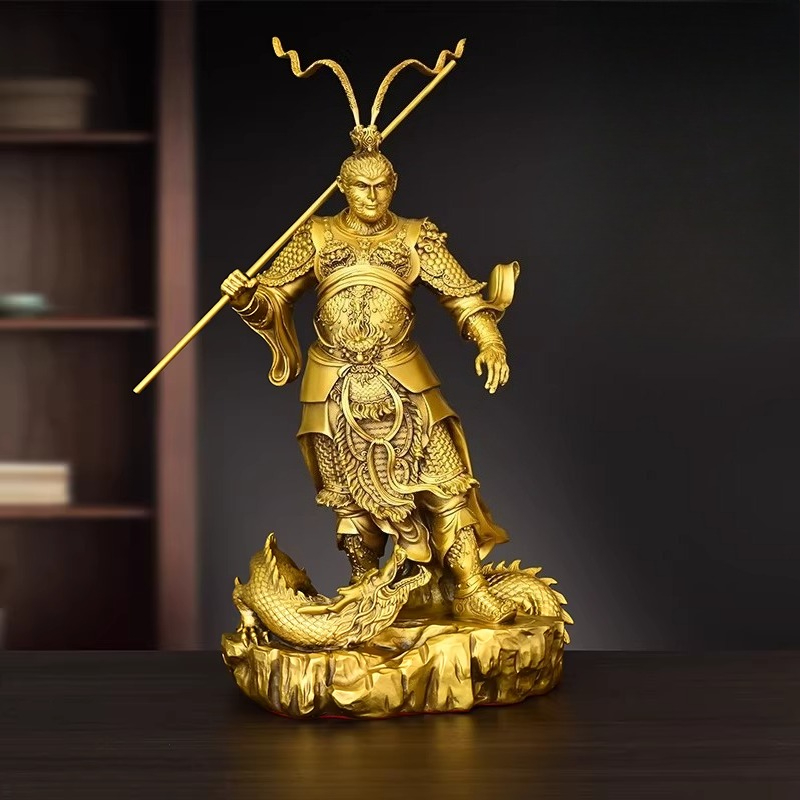 Messing aapbeeld van de overwi - Home Decor Statue recensie en prijs