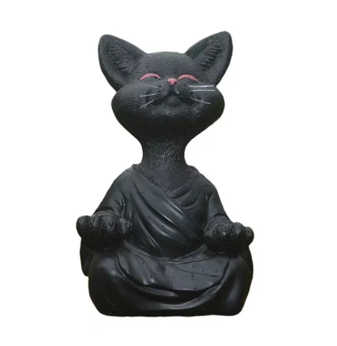 Meditatie Kat Sculptuur Tuinde - Home Decor Za recensie en prijs