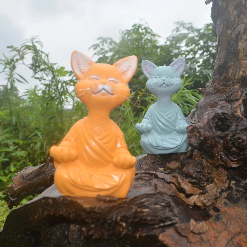 Meditatie Kat Sculptuur Tuinde - Home Decor Za recensie en prijs