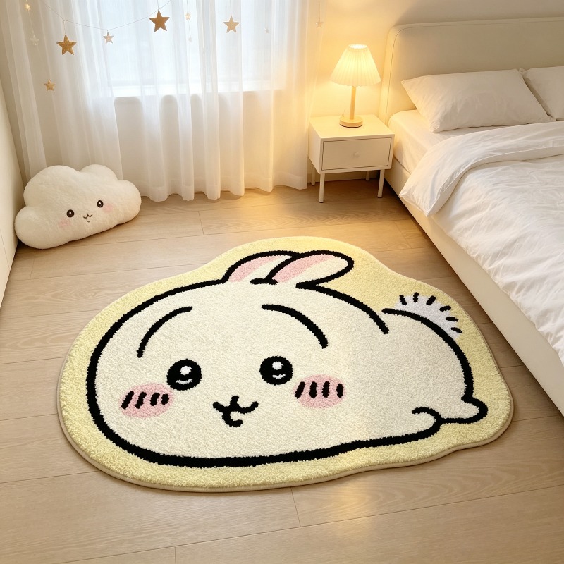 -Chiikawa！！！ Cartoon Tapijt An - Home Decor Japanese recensie en prijs