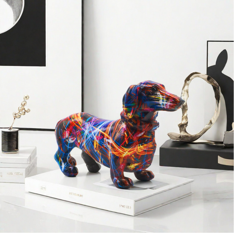 Harsen Graffiti Hondenbeeld Mo - Home Decor Statue recensie en prijs