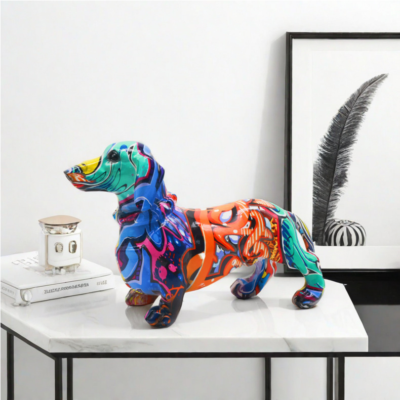 Harsen Graffiti Hondenbeeld Mo - Home Decor Statue recensie en prijs