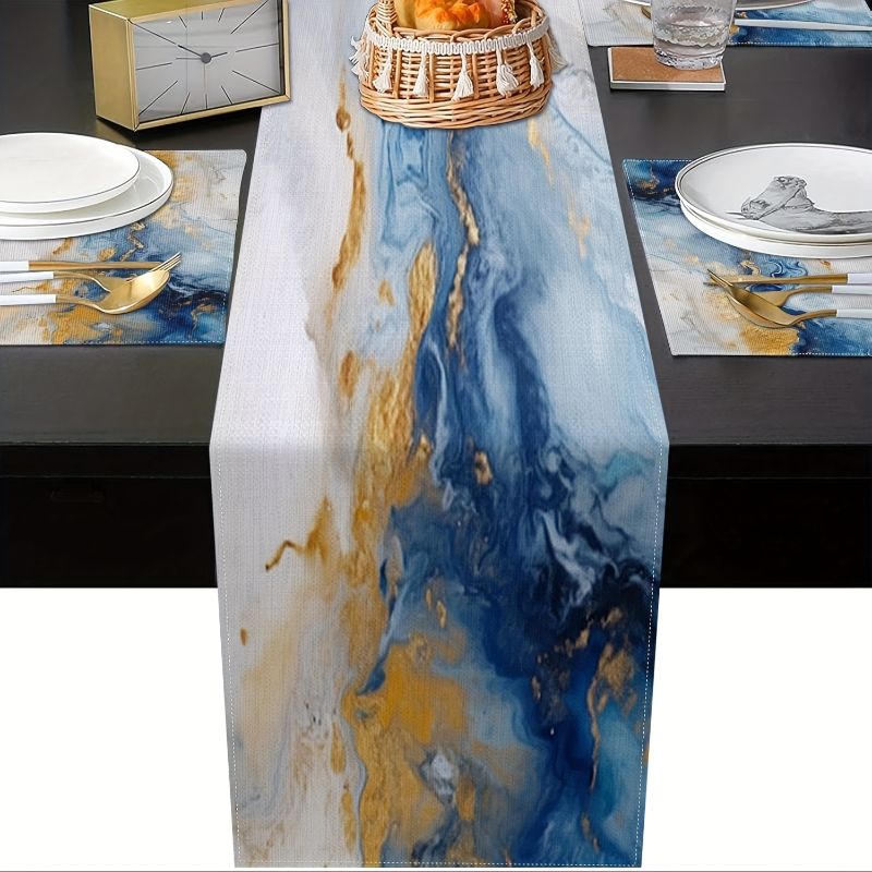 VIKAMA Luxe Marmeren Tafellope - Linen Table Runner recensie en prijs