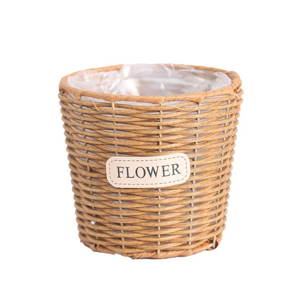 Decoratieve tafelblad imitatie - Rattan Plant Basket recensie en prijs