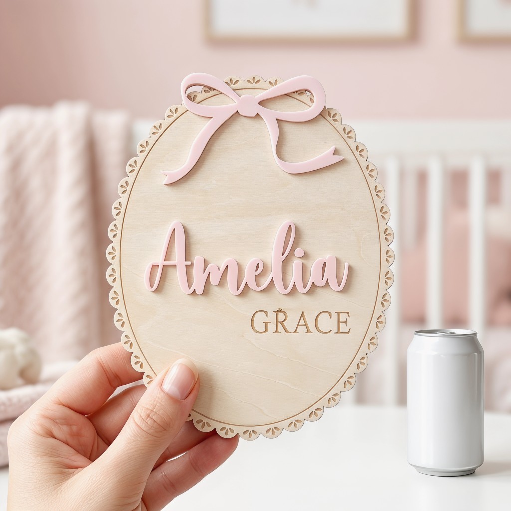 1Pc Custom Bow Lace Edge Baby  - Home Christmas Decor recensie en prijs
