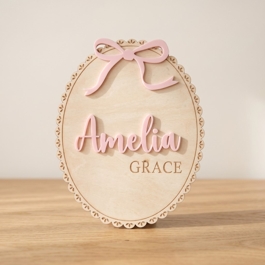 1Pc Custom Bow Lace Edge Baby  - Home Christmas Decor recensie en prijs