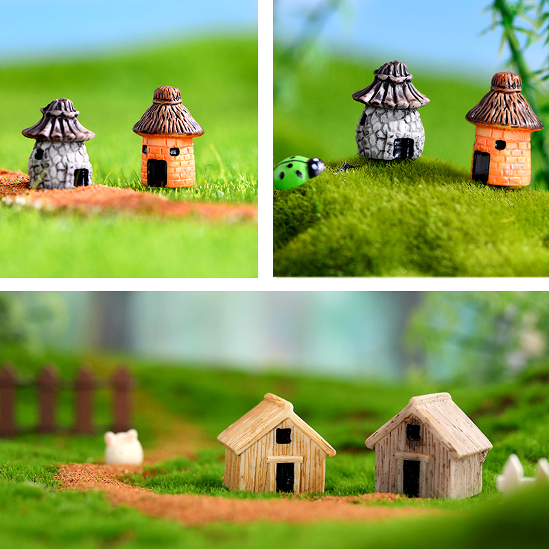 Mini klein huisje figuurtje ha - Home Decor Za recensie en prijs