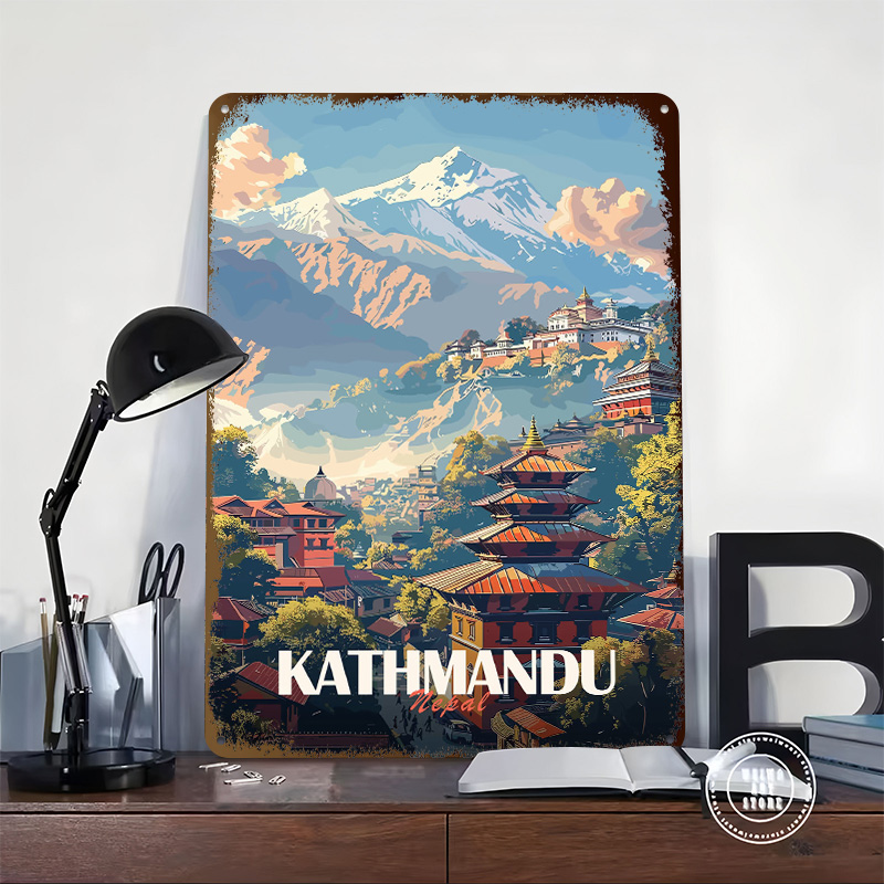 Kathmandu Nepal Cityscape Post - Home Decor Kathmandu recensie en prijs