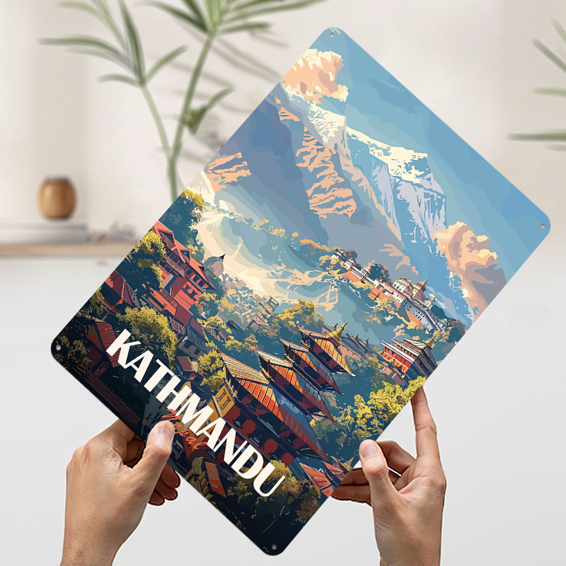 Kathmandu Nepal Cityscape Post - Home Decor Kathmandu recensie en prijs