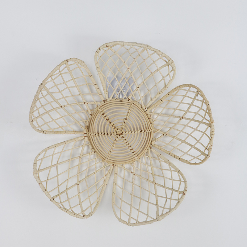 In Nordic Geweven Rotan Bloem  - Home Decor Za recensie en prijs