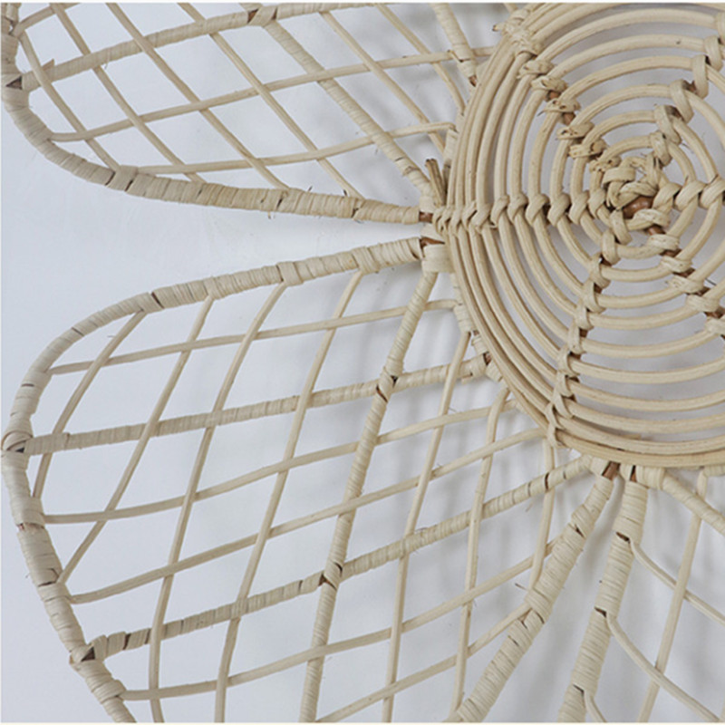 In Nordic Geweven Rotan Bloem  - Home Decor Za recensie en prijs
