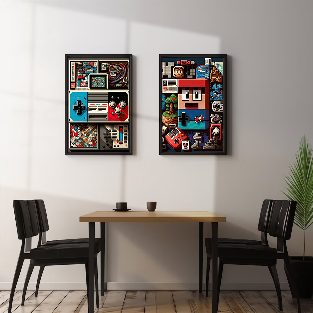 Pixel Gaming Game Boy Poster C - Home Decor Za recensie en prijs