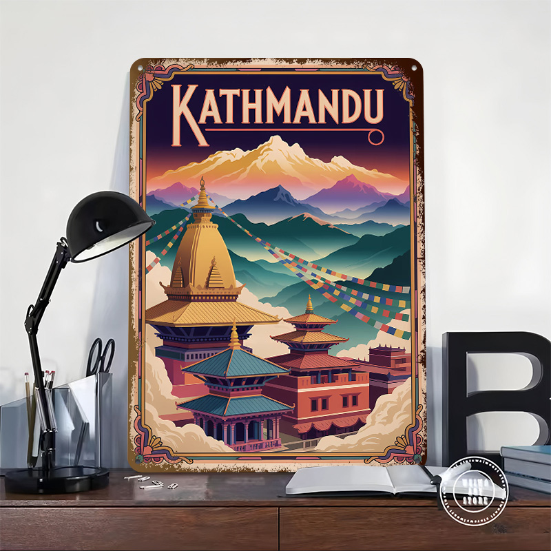 Kathmandu Travel Art Printing  - Home Decor Kathmandu recensie en prijs