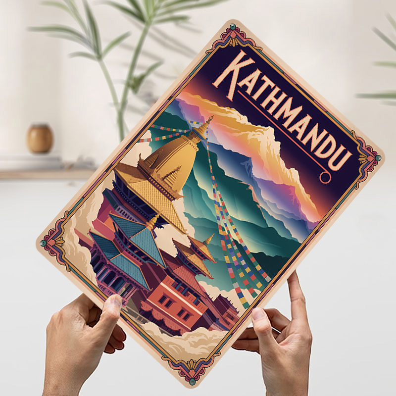 Kathmandu Travel Art Printing  - Home Decor Kathmandu recensie en prijs