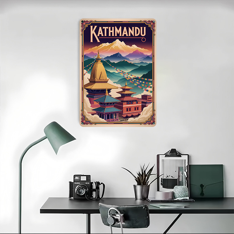 Kathmandu Travel Art Printing  - Home Decor Kathmandu recensie en prijs