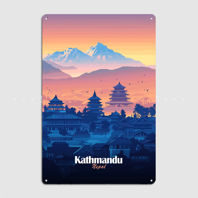Kathmandu Skyline Travel Scene - Home Decor Kathmandu recensie en prijs