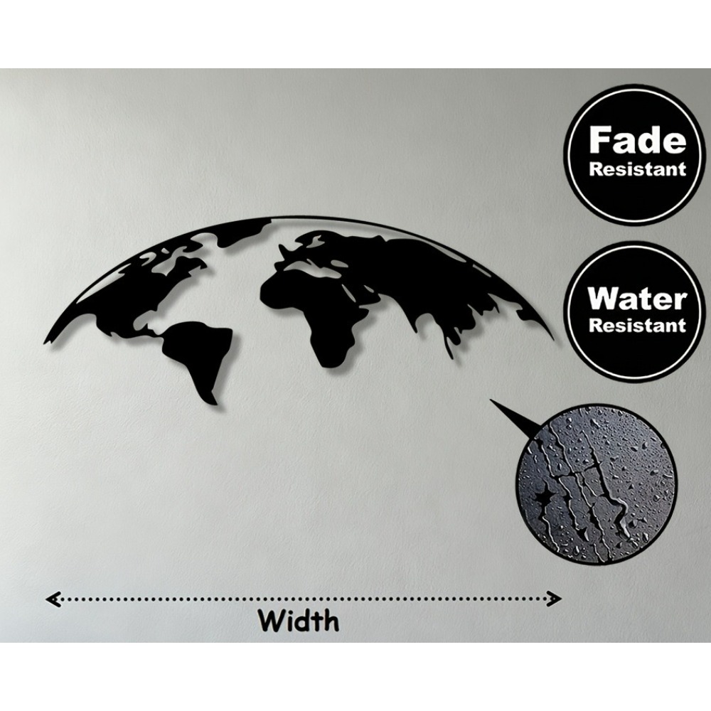 2D Metalen Wanddecoratie Werel - Home Decor Brand recensie en prijs