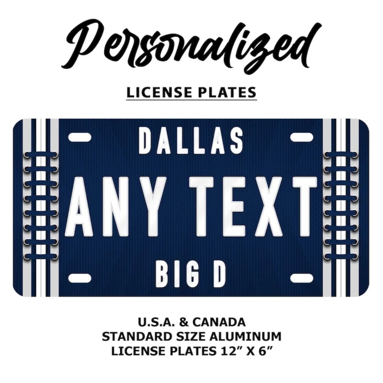 Aangepaste tekst Dallas Cowboy - Home Decor Dallas recensie en prijs